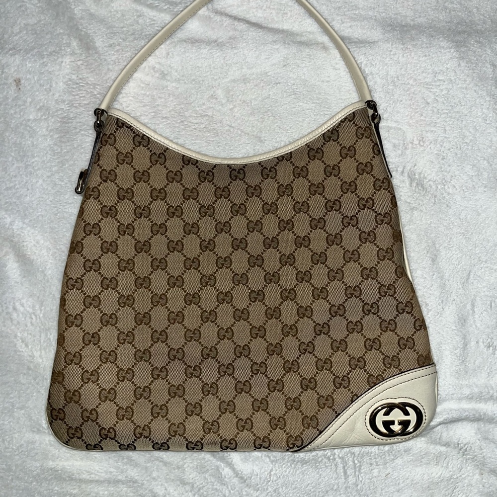 Gucci GG Canvas Britt Bag